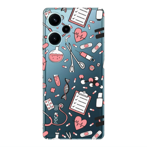 Xiaomi Poco F5 Laboratory Transparent Silicone TPU Θήκη