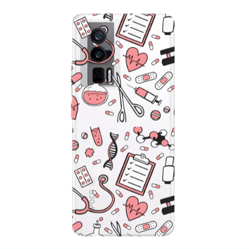 Xiaomi Poco F5 Pro Laboratory Transparent Silicone TPU Θήκη