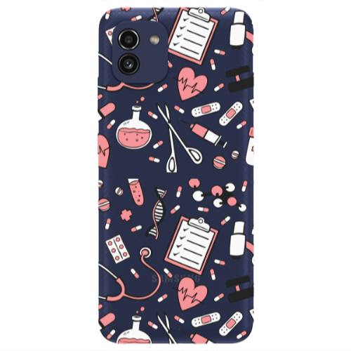 Samsung A03 Laboratory Transparent Silicone TPU Θήκη