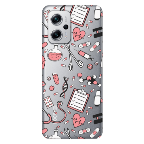 Xiaomi Poco X4 GT Laboratory Transparent Silicone TPU Θήκη