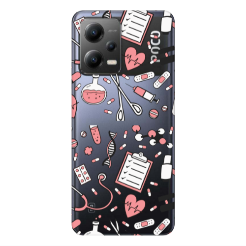 Xiaomi Poco X5 Laboratory Transparent Silicone TPU Θήκη