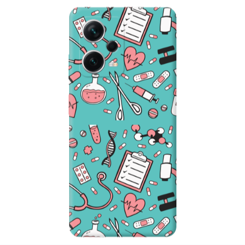 Xiaomi Poco X5 Laboratory Turquoise Colored Silicone TPU Θήκη