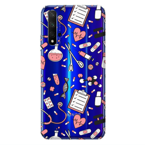 Huawei Nova 5 T Laboratory Transparent Silicone TPU Θήκη