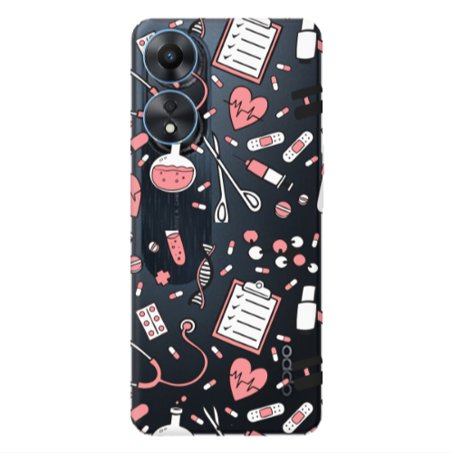 Oppo A 98 Laboratory Transparent Silicone TPU Θήκη
