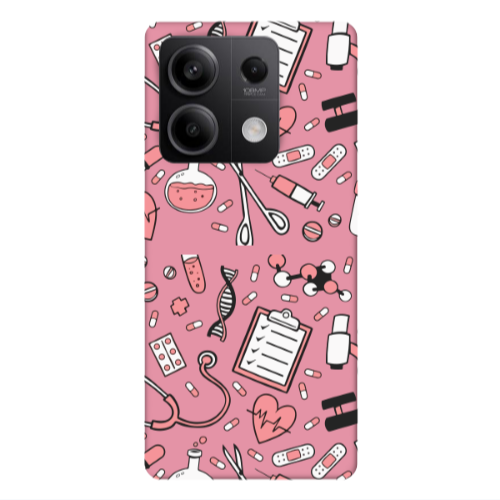 Xiaomi Redmi Note 13 5G Laboratory Pink Colored Silicone TPU Θήκη