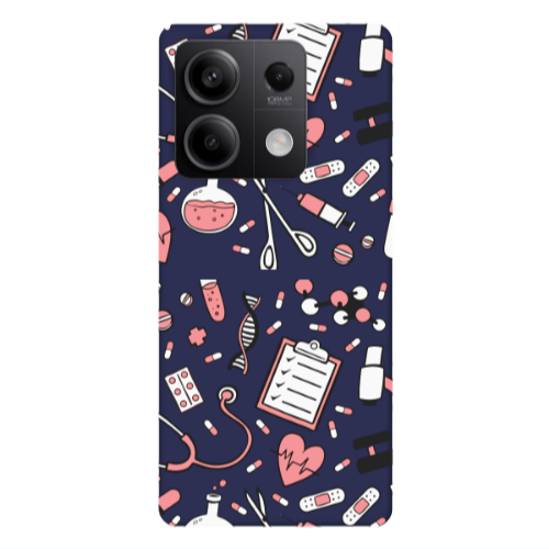 Xiaomi Redmi Note 13 5G Laboratory Dark blue Colored Silicone TPU Θήκη