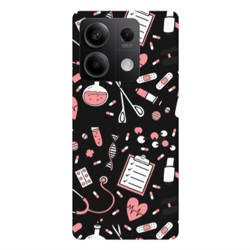 Xiaomi Redmi Note 13 5G Laboratory Black Colored Silicone TPU Θήκη