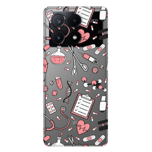 Xiaomi Poco X6Pro 5G Laboratory Transparent Silicone TPU Θήκη