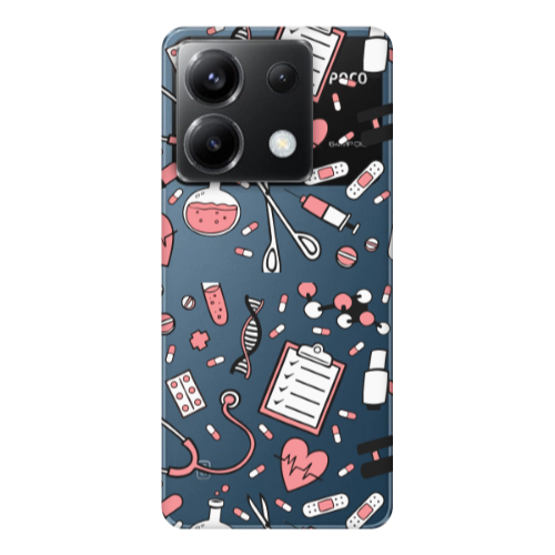 Xiaomi Poco X6 5G Laboratory Transparent Silicone TPU Θήκη
