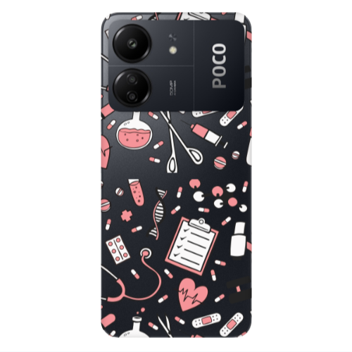 Xiaomi Poco C65 Laboratory Transparent Silicone TPU Θήκη