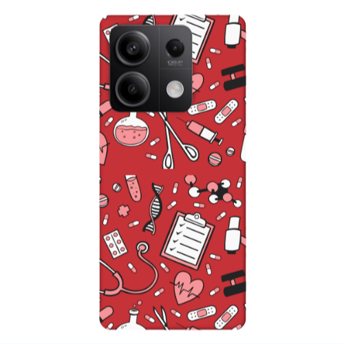 Xiaomi Redmi Note 13Pro 5G Laboratory Red Colored Silicone TPU Θήκη