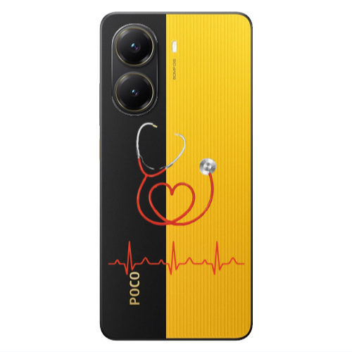 Xiaomi Poco X7 Pro Stethoscope Transparent Silicone TPU Θήκη