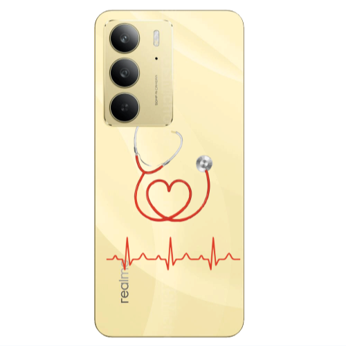 Realme C 75 Stethoscope Transparent Silicone TPU Θήκη