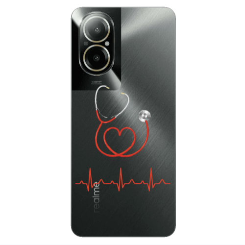 Realme C67 Stethoscope Transparent Silicone TPU Θήκη