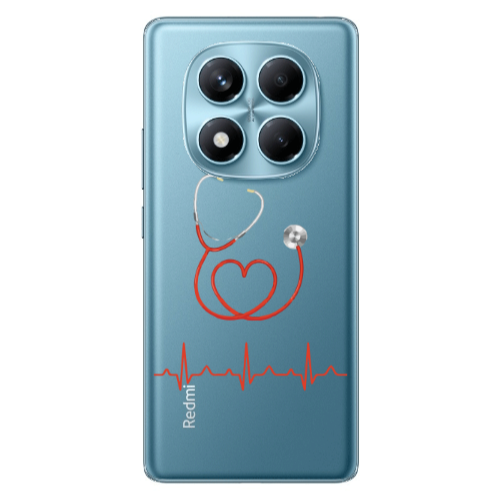 Xiaomi Redmi Note 14 Pro Stethoscope Transparent Silicone TPU Θήκη
