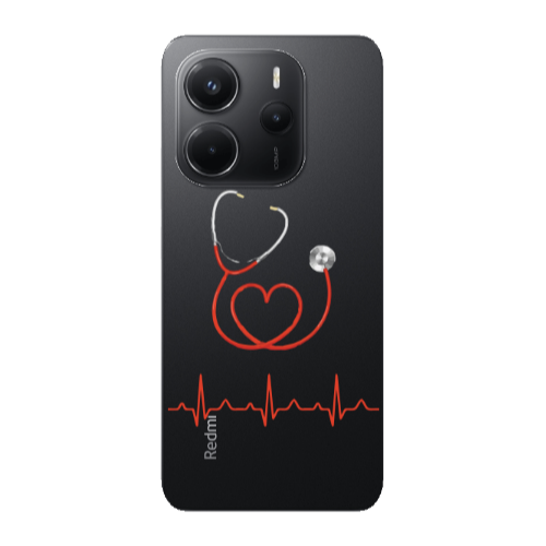 Xiaomi Redmi Note 14 Stethoscope Transparent Silicone TPU Θήκη