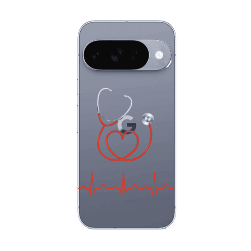 Google Pixel 10 Stethoscope Transparent Silicone TPU Θήκη