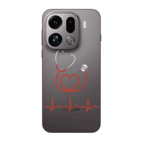 Oppo Find X9 Pro Stethoscope Transparent Silicone TPU Θήκη