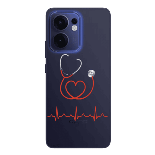 Oppo Reno13 FS Stethoscope Transparent Silicone TPU Θήκη