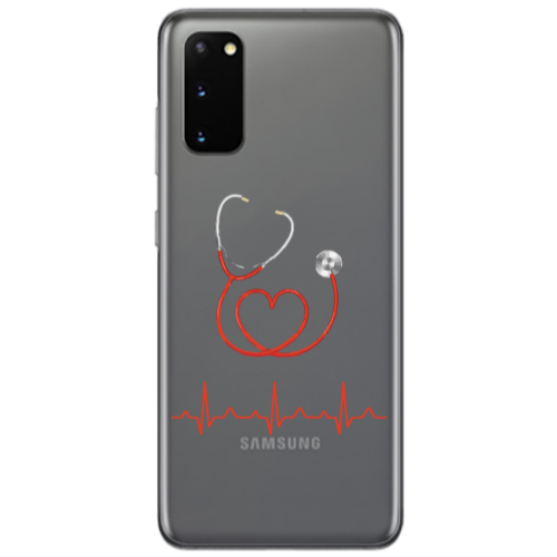 Samsung S20 Stethoscope Transparent Silicone TPU Θήκη
