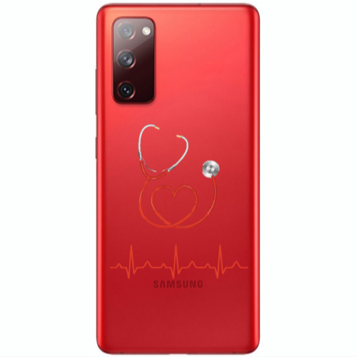 Samsung S20 FE Stethoscope Transparent Silicone TPU Θήκη