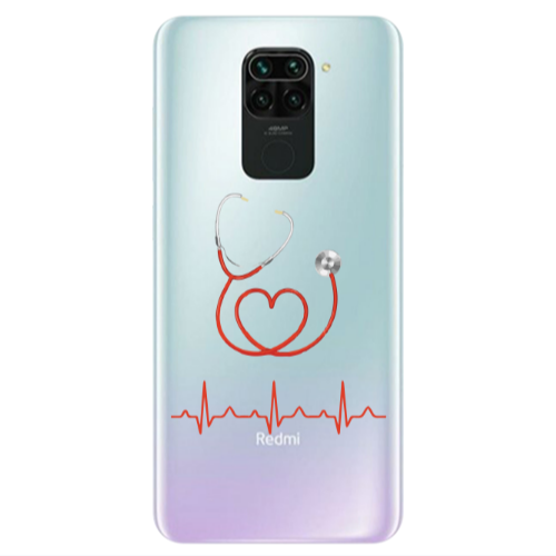 Xiaomi Redmi Note 9 Stethoscope Transparent Silicone TPU Θήκη