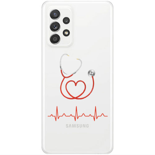 Samsung A53 Stethoscope Transparent Silicone TPU Θήκη