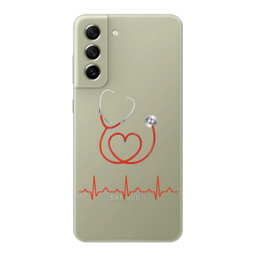 Samsung S22 Plus Stethoscope Transparent Silicone TPU Θήκη