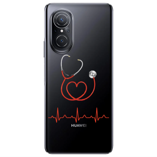 Huawei Nova 9 SE Stethoscope Transparent Silicone TPU Θήκη