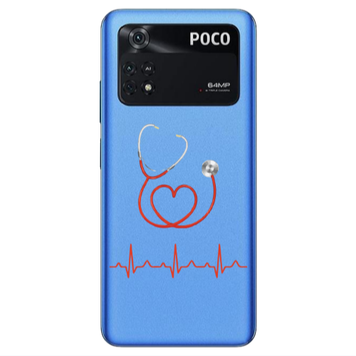 Xiaomi Poco M4 Pro 4G Stethoscope Transparent Silicone TPU Θήκη