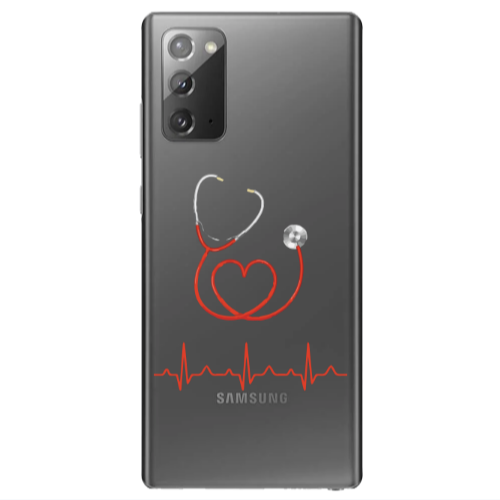 Samsung Note 20 Stethoscope Transparent Silicone TPU Θήκη