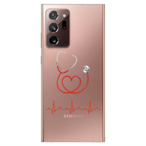 Samsung Note 20 Ultra Stethoscope Transparent Silicone TPU Θήκη