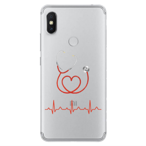Xiaomi Redmi S2 Stethoscope Transparent Silicone TPU Θήκη