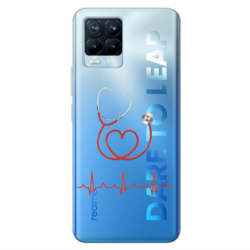 Realme 8 Pro Stethoscope Transparent Silicone TPU Θήκη