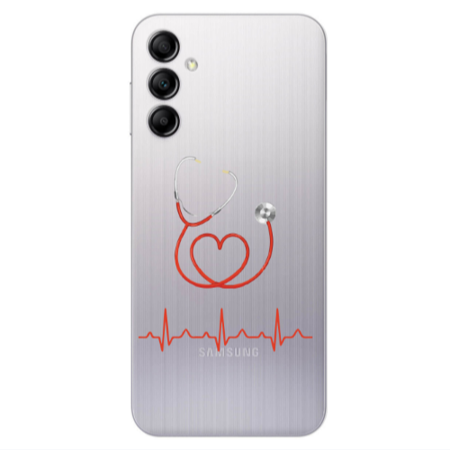 Samsung A24 Stethoscope Transparent Silicone TPU Θήκη