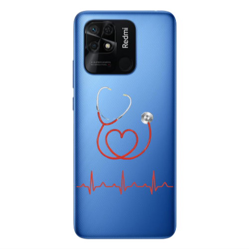 Xiaomi Poco C40 Stethoscope Transparent Silicone TPU Θήκη