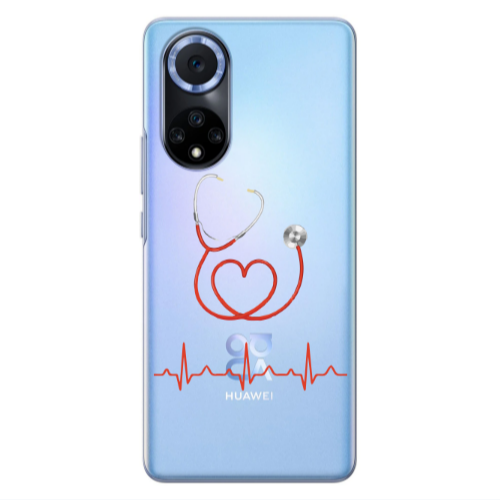 Huawei Nova 9 Stethoscope Transparent Silicone TPU Θήκη