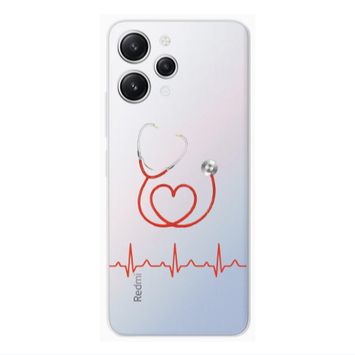Xiaomi Redmi 12 Stethoscope Transparent Silicone TPU Θήκη