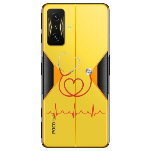 Xiaomi Poco F4 Gt Stethoscope Transparent Silicone TPU Θήκη