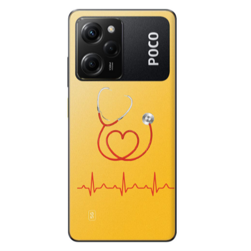 Xiaomi Poco X5 Pro Stethoscope Transparent Silicone TPU Θήκη