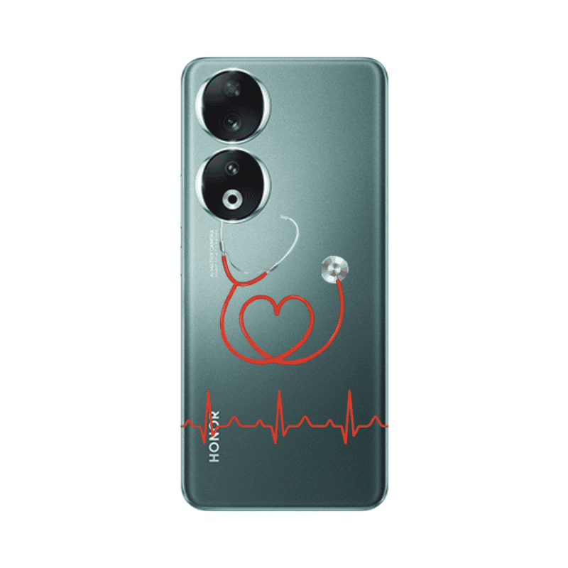 Honor 90 5G Stethoscope Transparent Silicone TPU Θήκη