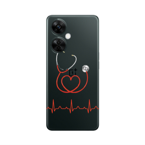 Oneplus Nord CE 3 Lite 5G Stethoscope Transparent Silicone TPU Θήκη
