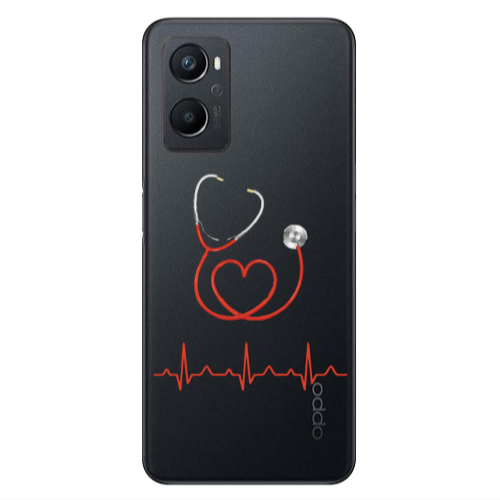 Oppo A 96 Stethoscope Transparent Silicone TPU Θήκη