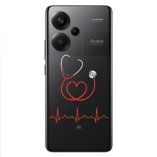 Xiaomi Redmi Note 13 Pro+ 5G  Stethoscope Transparent Silicone TPU Θήκη
