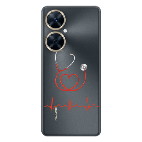 Huawei Nova 11i Stethoscope Transparent Silicone TPU Θήκη