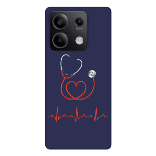 Xiaomi Redmi Note 13Pro 5G Stethoscope Dark blue Colored Silicone TPU Θήκη
