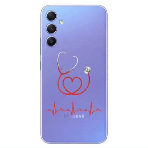 Samsung A25 Stethoscope Transparent Silicone TPU Θήκη