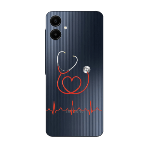 Samsung A06 Stethoscope Transparent Silicone TPU Θήκη