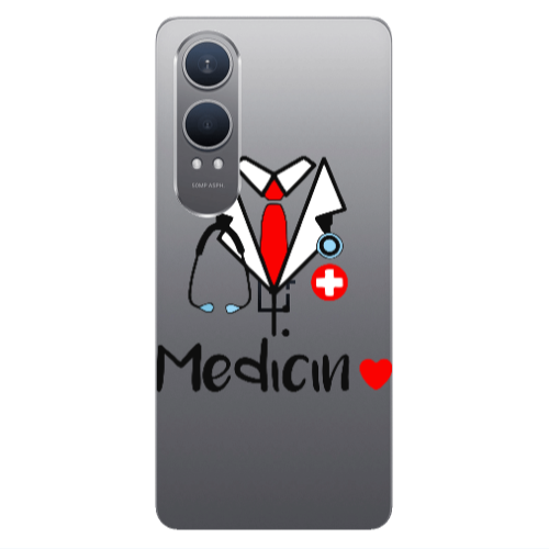 Oneplus Nord Ce 4 lite Medicin Transparent Silicone TPU Θήκη