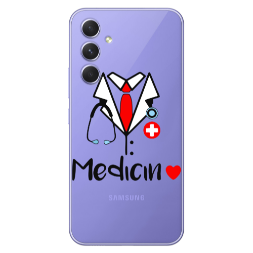 Samsung A56 Medicin Transparent Silicone TPU Θήκη